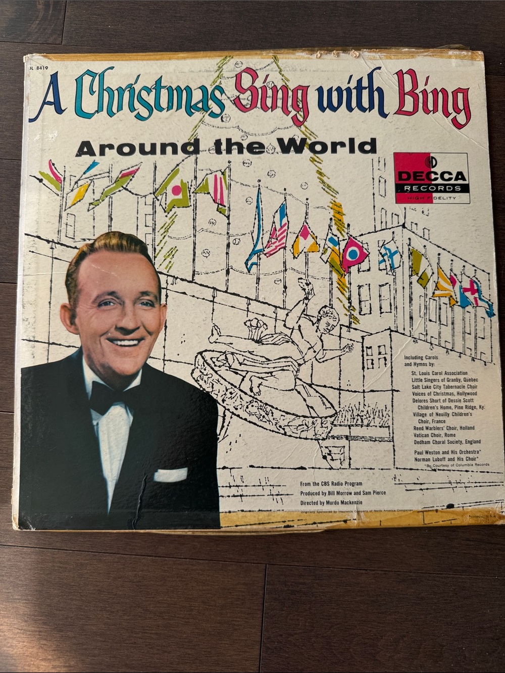 Bing Crosby - A Christmas Sing with Bing Around the World vinyl